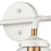 Atlas Lighting Boudreaux 15'' Wide 2Lt Vanity Light, White/Clear