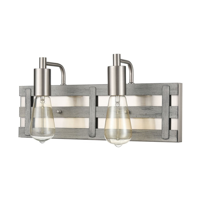 Atlas Lighting Brigantine 16'' Wide 2Lt Vanity Light, Driftwood