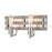 Atlas Lighting Brigantine 16'' Wide 2Lt Vanity Light, Driftwood