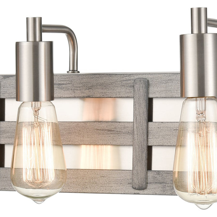 Atlas Lighting Brigantine 23'' Wide 3Lt Vanity Light, Driftwood