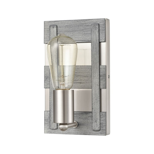 Atlas Lighting Brigantine 9'' High 1Lt Sconce, Weathered Driftwood
