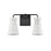 Atlas Lighting Brookville 15'' Wide 2Lt Vanity Light, Black/White