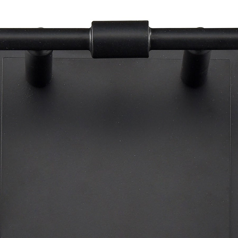 Atlas Lighting Brookville 15in 2-Light Vanity Light | Transitional Matte Black and White Frosted Glass | Bathroom Vanity | Model WL11231-BK