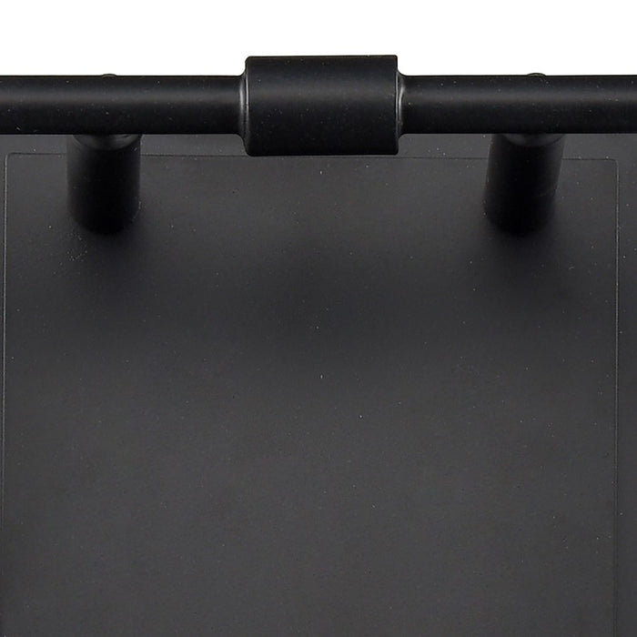 Atlas Lighting Brookville 15'' Wide 2Lt Vanity Light, Black/White