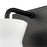 Atlas Lighting Brookville 9'' High 1Lt Sconce, Matte Black/White