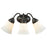 Atlas Lighting Califon 17'' Wide 3Lt Vanity Light, Bronze/White