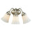 Atlas Lighting Califon 17'' Wide 3Lt Vanity Light, Nickel/White