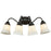 Atlas Lighting Califon 23'' Wide 4Lt Vanity Light, Bronze/White