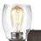 Atlas Lighting Calistoga 14'' Wide 2Lt Vanity Light, Bronze/Clear