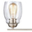 Atlas Lighting Calistoga 22'' Wide 3Lt Vanity Light, Nickel/Clear
