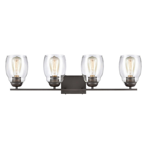 Atlas Lighting Calistoga 30.5'' Wide 4Lt Vanity Light, Bronze/Clear - WL11243-BZ
