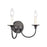 Atlas Lighting Cecil 14'' Wide 2Lt Vanity Light, Matte Black