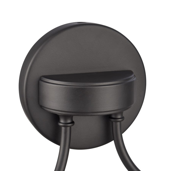 Atlas Lighting Cecil 14'' Wide 2Lt Vanity Light, Matte Black