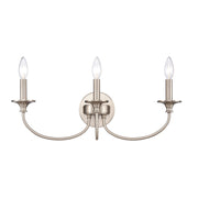 Atlas Lighting Cecil 22'' Wide 3Lt Vanity Light, Brushed Nickel - WL11250-NK