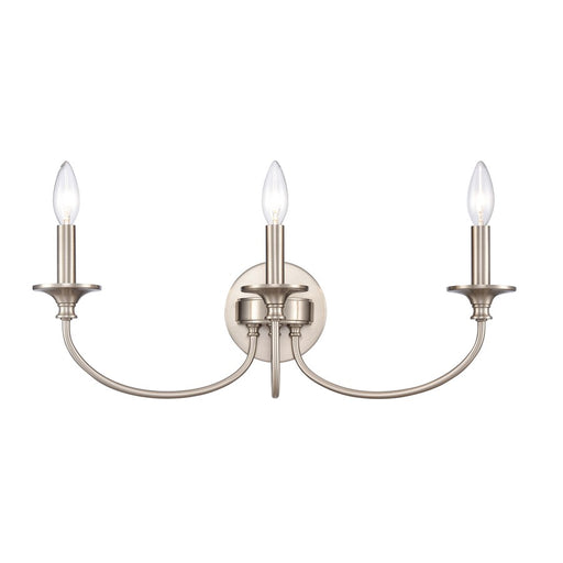 Atlas Lighting Cecil 22'' Wide 3Lt Vanity Light, Brushed Nickel - WL11250-NK