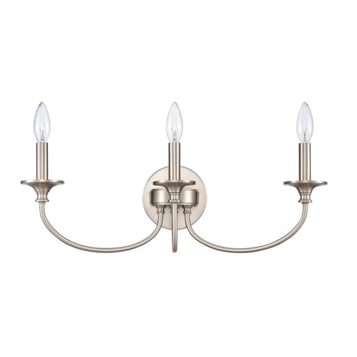 Atlas Lighting Cecil 22'' Wide 3Lt Vanity Light, Brushed Nickel