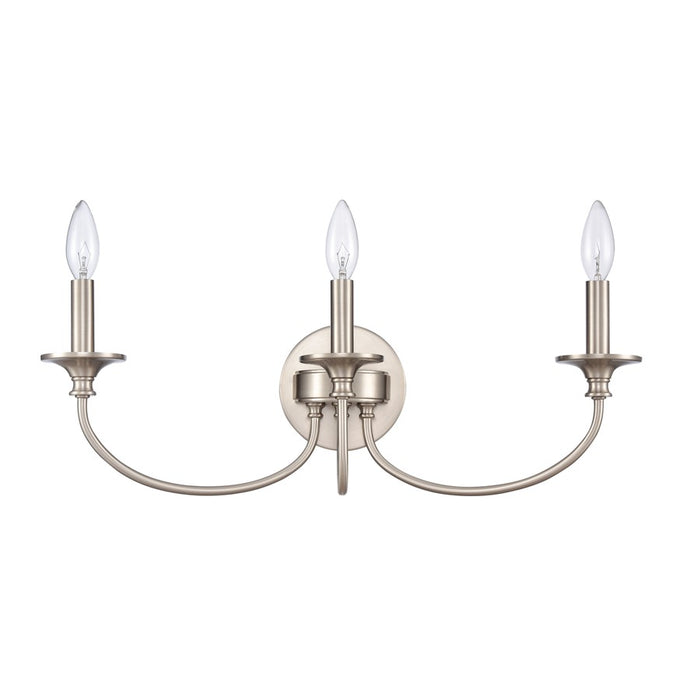Atlas Lighting Cecil 22'' Wide 3Lt Vanity Light, Brushed Nickel