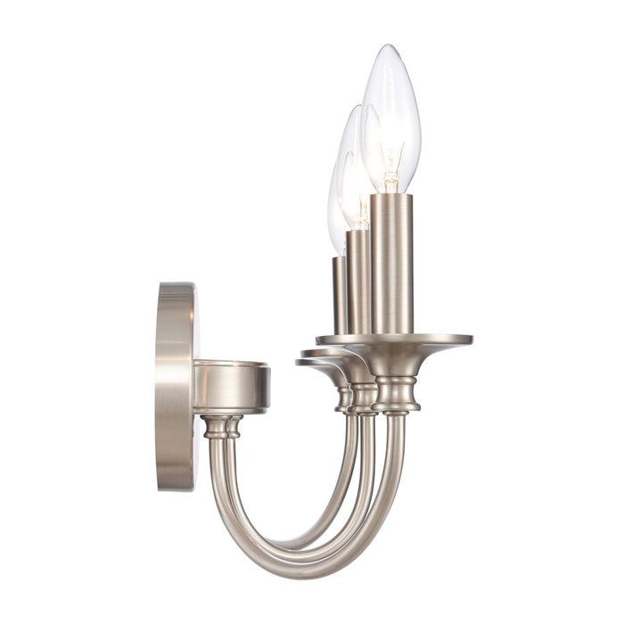 Atlas Lighting Cecil 22'' Wide 3Lt Vanity Light, Brushed Nickel