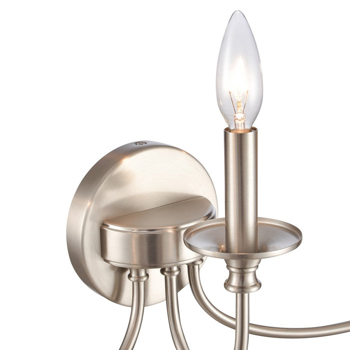 Atlas Lighting Cecil 22'' Wide 3Lt Vanity Light, Brushed Nickel