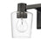 Atlas Lighting Celia 12'' Wide 2Lt Vanity Light, Matte Black/Clear