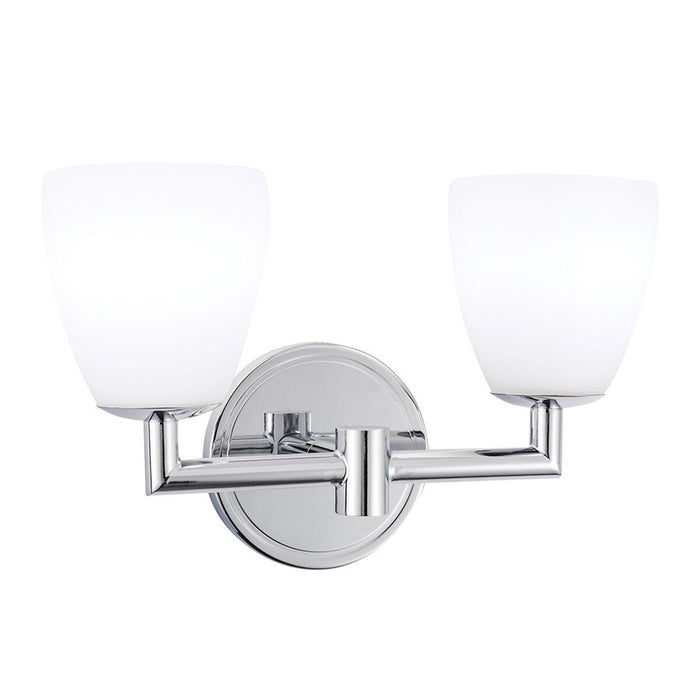 Atlas Lighting Chancellor 11'' Wide LED Vanity Light, Chrome/Opal - WL11253-CH