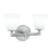 Atlas Lighting Chancellor 11'' Wide LED Vanity Light, Nickel/Opal - WL11253-NK
