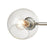 Atlas Lighting Claro 36'' Wide 4Lt Vanity Light, Chrome/Clear