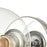 Atlas Lighting Claro 7'' High 1Lt Sconce, Polished Chrome/Clear