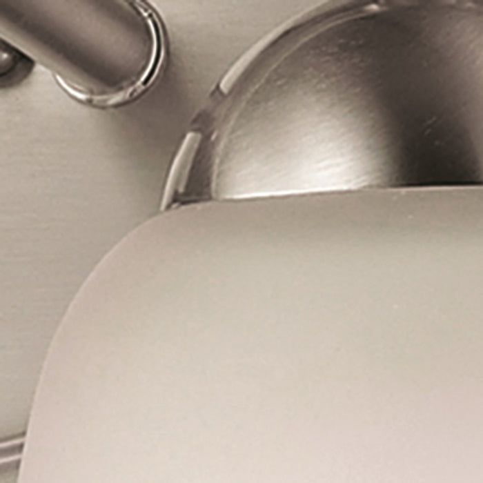 Atlas Lighting Conway 32'' Wide 4Lt Vanity Light, Nickel/White