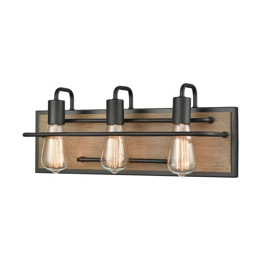 Atlas Lighting Copley 20'' Wide 3Lt Vanity Light, Matte Black
