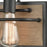 Atlas Lighting Copley 20'' Wide 3Lt Vanity Light, Matte Black