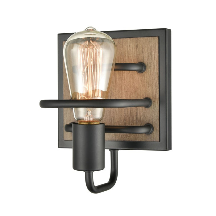 Atlas Lighting Copley 8'' High 1Lt Sconce, Matte Black