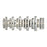 Atlas Lighting Crystal Heights 25''W 4Lt Vanity Light, Chrome/Clear