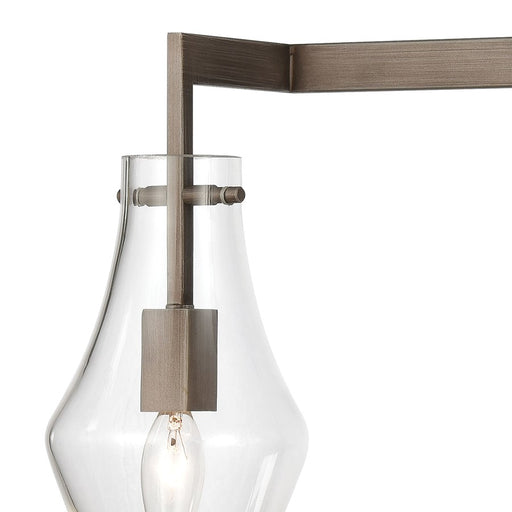 Atlas Lighting Culmination 26'' Wide 3Lt Vanity Light, Zinc/Clear