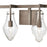 Atlas Lighting Culmination 36'' Wide 4Lt Vanity Light, Zinc/Clear