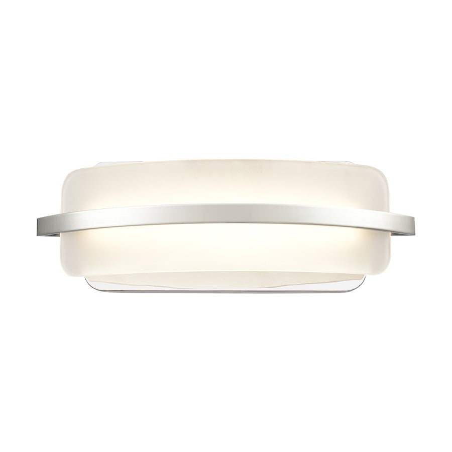 Atlas Lighting Curvato 16'' Wide LED Vanity Light, Chrome/White