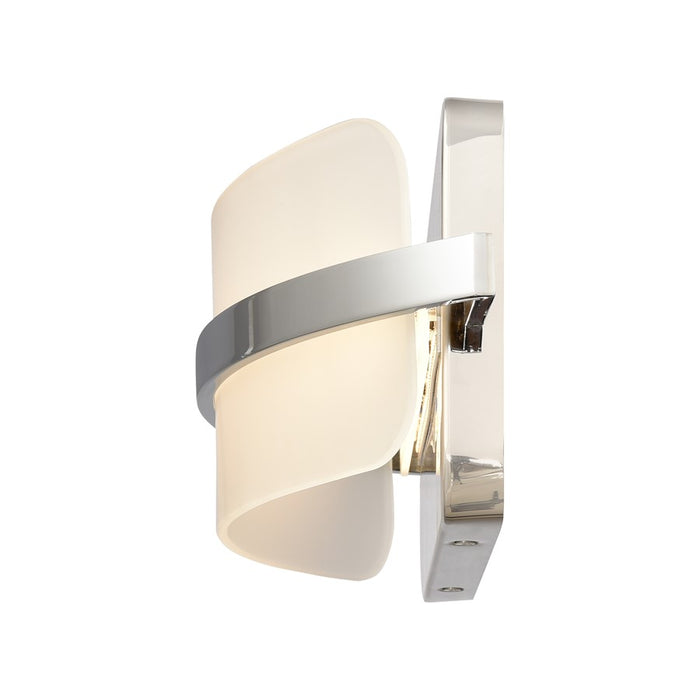 Atlas Lighting Curvato 16'' Wide LED Vanity Light, Chrome/White