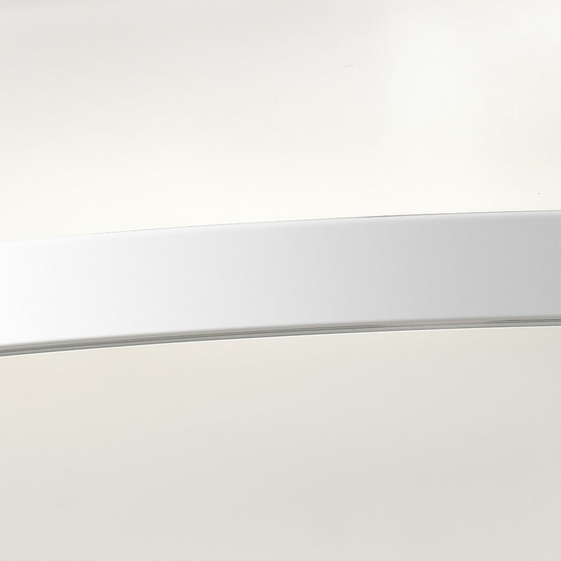 Atlas Lighting Curvato 16in LED Vanity Light | Modern Polished Chrome and White Glass | Bathroom Vanity | 16 x 4.5 x 5.5 in | Model WL11271-CH