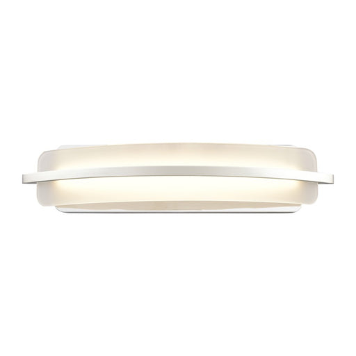 Atlas Lighting Curvato 25.5'' Wide LED Vanity Light, Chrome/White