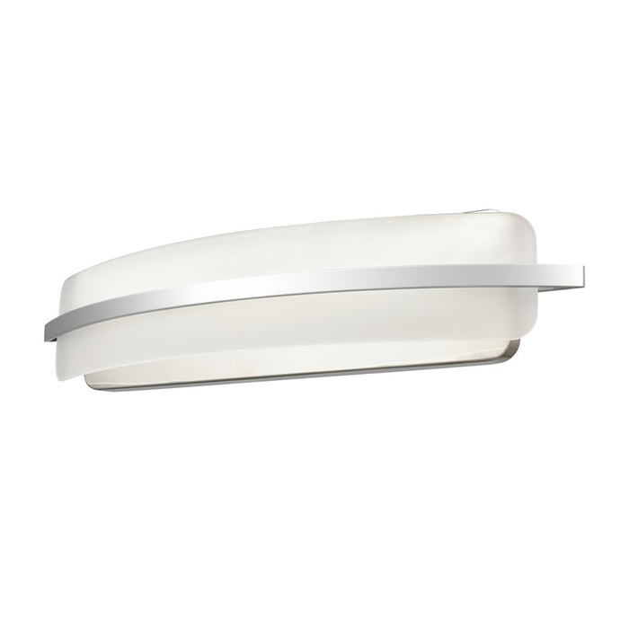 Atlas Lighting Curvato 25.5'' Wide LED Vanity Light, Chrome/White