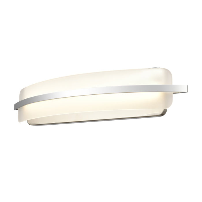 Atlas Lighting Curvato 25.5'' Wide LED Vanity Light, Chrome/White