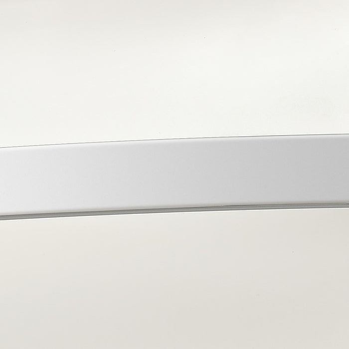 Atlas Lighting Curvato 25.5'' Wide LED Vanity Light, Chrome/White