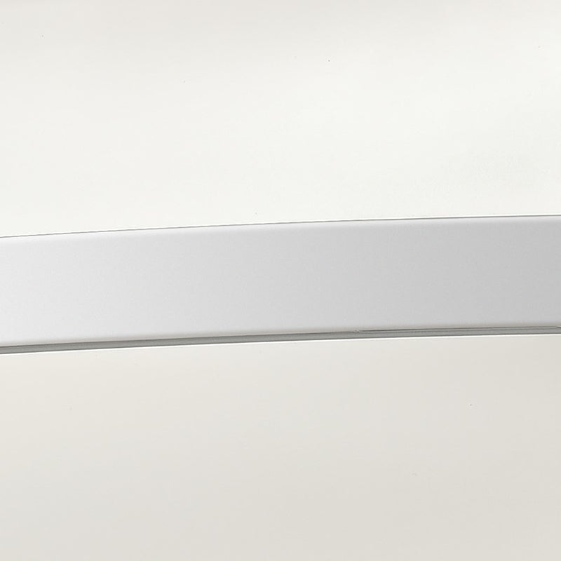Atlas Lighting Curvato 25in LED Vanity Light | Modern Polished Chrome and White Glass | Bathroom Vanity | 25.5 x 4.5 x 5.5 in | Model WL11272-CH