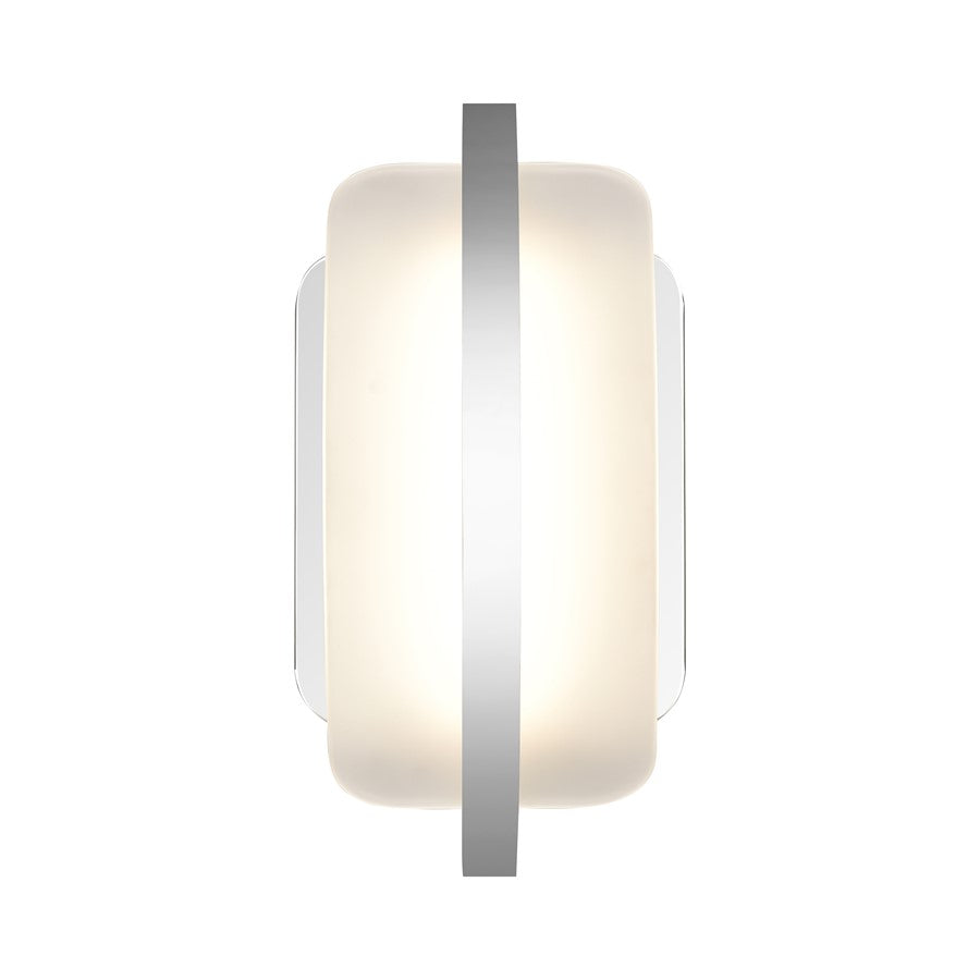 Atlas Lighting Curvato 5.5'' Wide LED Vanity Light, Chrome/White