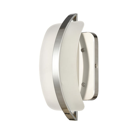 Atlas Lighting Curvato 5.5'' Wide LED Vanity Light, Chrome/White