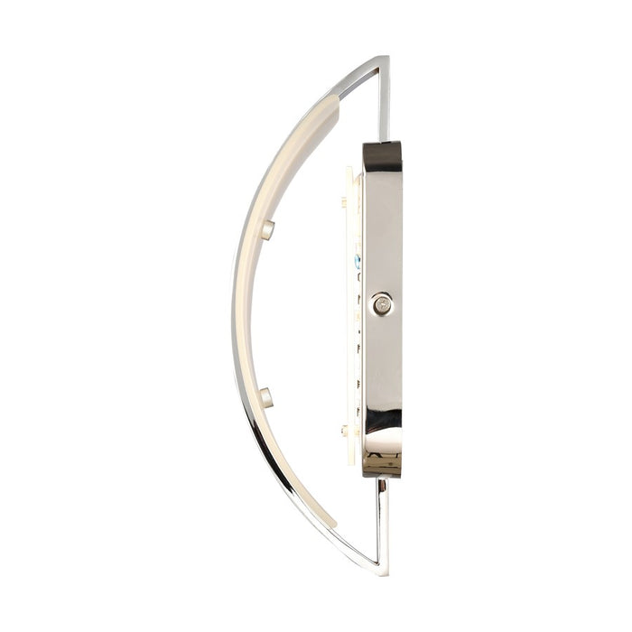 Atlas Lighting Curvato 5.5'' Wide LED Vanity Light, Chrome/White