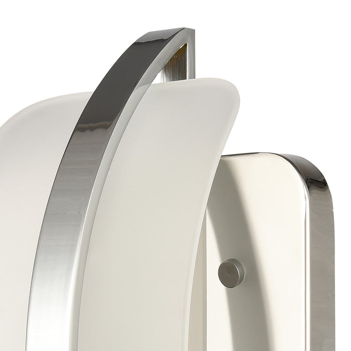 Atlas Lighting Curvato 5.5'' Wide LED Vanity Light, Chrome/White