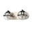 Atlas Lighting Davenay 16''W 2Lt Vanity Light, Satin Nickel/Clear