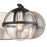 Atlas Lighting Davenay 31''W 4Lt Vanity Light, Satin Nickel/Clear