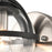 Atlas Lighting Davenay 6''W 1Lt Vanity Light, Satin Nickel/Clear
